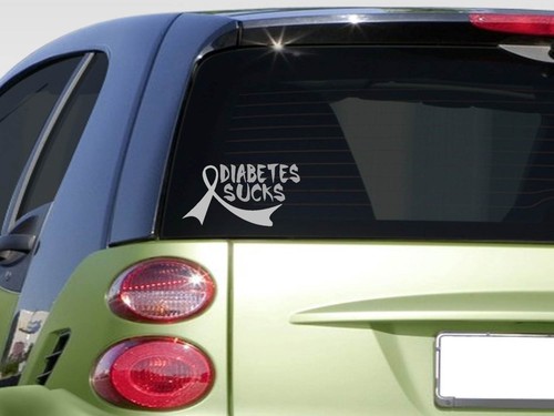 Diabetes sucks sticker - sucks, 6"