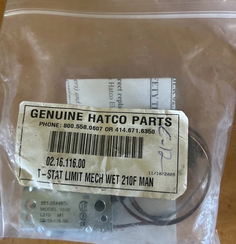 Hatco thermostat limit - hatco,
